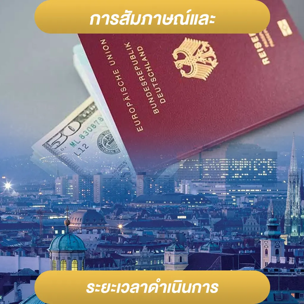 การสัมภาษณ์และระยะเวลาดำเนินการ